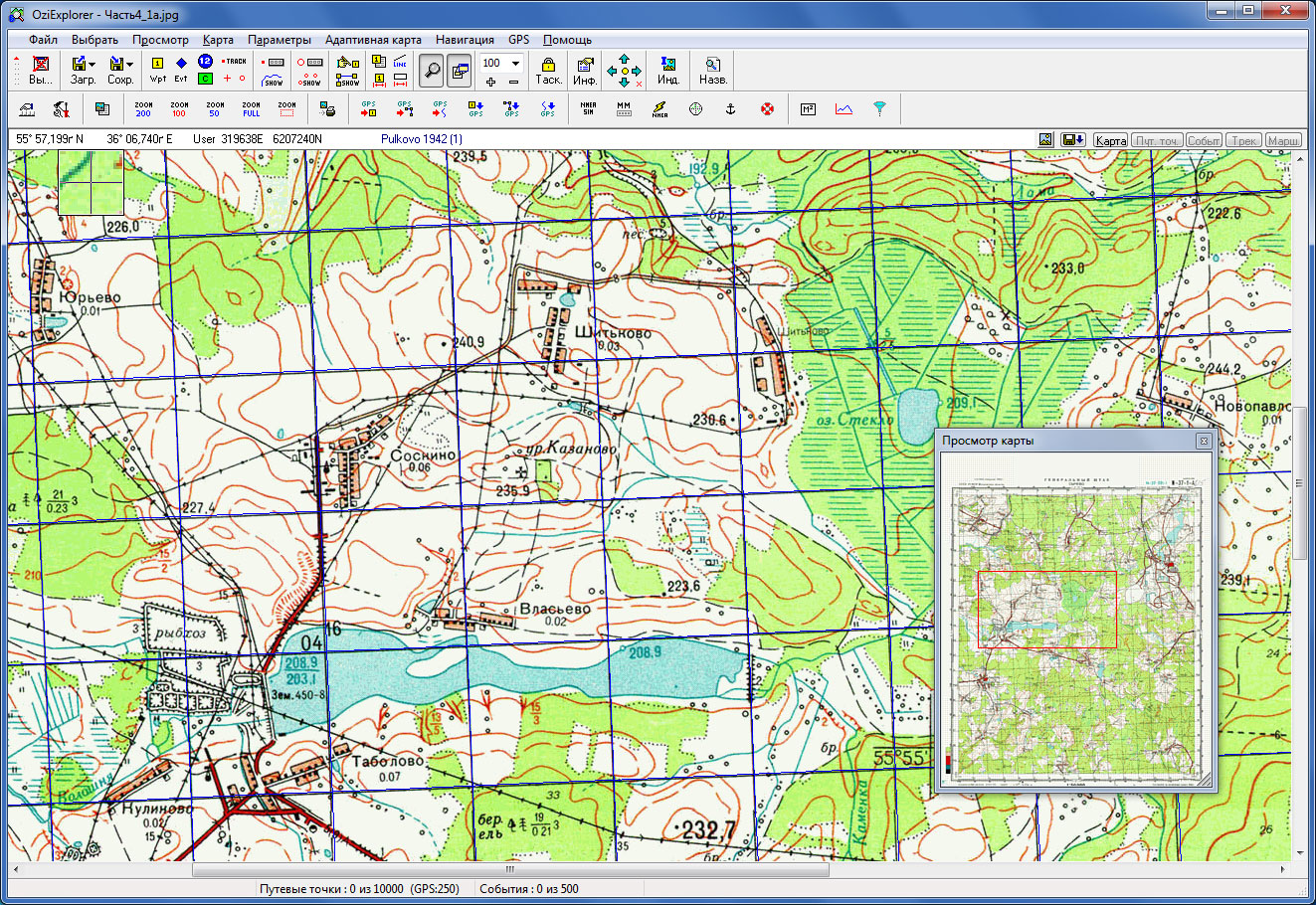 Карта для oziexplorer