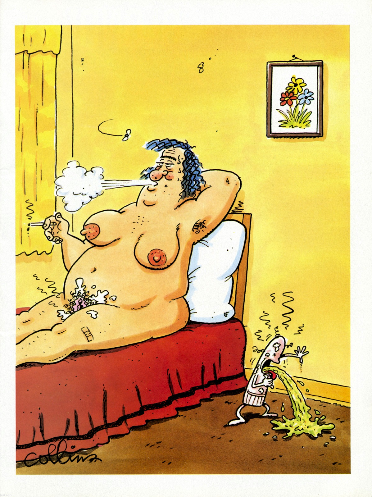 Hustler cartoons 70-80-е / комиксы и рисунки из журнала Hustler